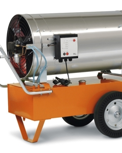 JetMaster P120 fuel oil-mobile with cart and tank 160l